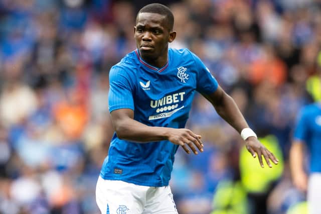 It is difficult to see how Rabbi Matondo will feature in Rangers' frontline mix that Michael Beale settles on with a raft of new forward options. (Photo by Alan Harvey / SNS Group)