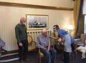 Frank Cooke, 71, was one of the first care home residents to receive the vaccination