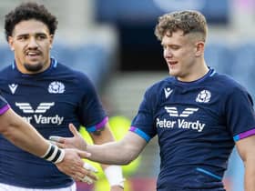 Sione Tuipulotu and Darcy Graham are both in the URC Elite XV.  (Photo by Ross MacDonald / SNS Group)