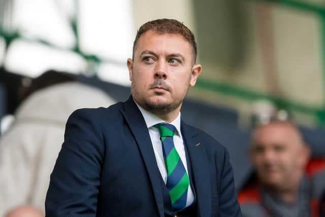 Hibs CEO Ben Kensell is leading the search to appoint a director of football.  (Photo by Ross Parker / SNS Group)