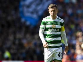 Callum McGregor in action for Celtic during the 3-0 defeat to Rangers at Ibrox. (Photo by Craig Foy / SNS Group)