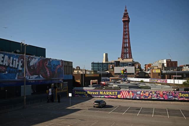 Scots should not travel to the Northern English seaside town of Blackpool amid a rising number of cases in the region, the First Minister has warned. (Photo by OLI SCARFF/AFP via Getty Images)