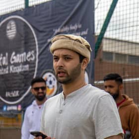 Syed Taalay Ahmed, 31, was working for Muslim Television Ahmadiyaa International (MTA) News when he was killed, the station said.
