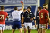 Scotland's Zander Fagerson was sent off against Wales in 2021. (Photo by Paul Devlin / SNS Group)