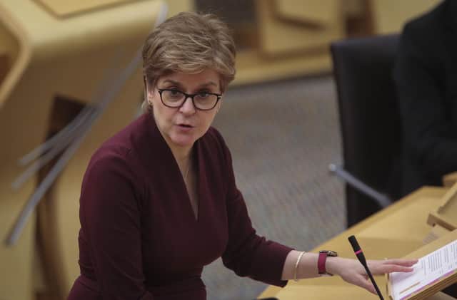 First Minister Nicola Sturgeon criticised the potential new policy around migrant crossings