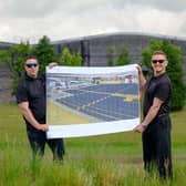 From left: Diageo Leven's environmental sustainability manager Jay Christie and operations director Gavin Brogan. Picture: Mike Wilkinson.