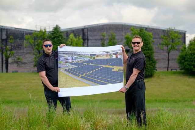 From left: Diageo Leven's environmental sustainability manager Jay Christie and operations director Gavin Brogan. Picture: Mike Wilkinson.