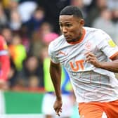 Demetri Mitchell of Blackpool. (Photo by Tony Marshall/Getty Images)