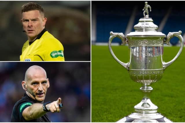 John Beaton and Bobby Madden have been appointed to the Scottish Cup semi-finals next weekend.