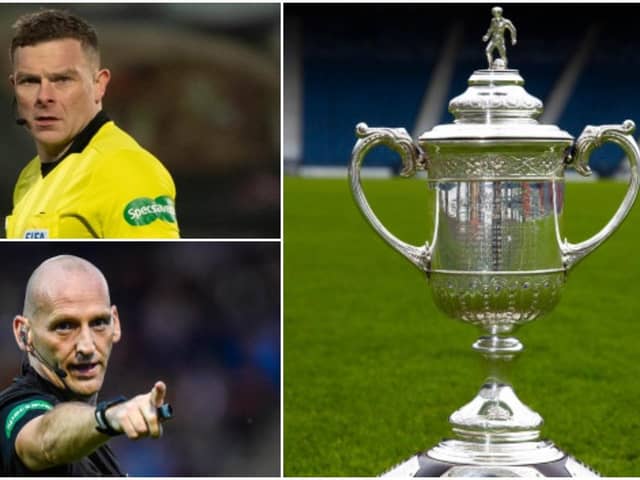 John Beaton and Bobby Madden have been appointed to the Scottish Cup semi-finals next weekend.