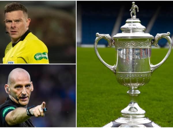 John Beaton and Bobby Madden have been appointed to the Scottish Cup semi-finals next weekend.