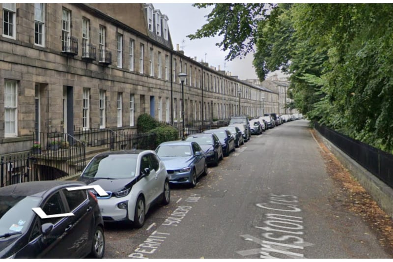 Close to Edinburgh city centre, and full of stunning, Georgian family homes, Warriston Crescent comes in at No.10 on the list of the country's most expensive streets