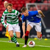 Celtic's Brody Paterson (left) competes with Rangers' Nathan Patterson  - could similar be coming to the Lowland League? (Picture: SNS)