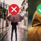 Like we said, the weather changes at a moment's notice here so if you don't want your nice hair to get dampened then best keep a hood on you unless you want the labour of carrying the umbrella.