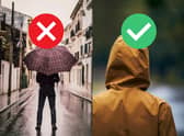 Like we said, the weather changes at a moment's notice here so if you don't want your nice hair to get dampened then best keep a hood on you unless you want the labour of carrying the umbrella.