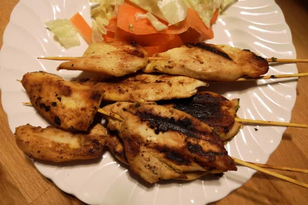 Rak Thai Melrose for around scotland in 80 takeaways

chicken satay