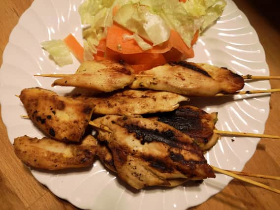 Rak Thai Melrose for around scotland in 80 takeaways
chicken satay