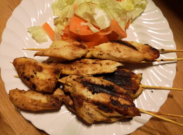 Rak Thai Melrose for around scotland in 80 takeaways

chicken satay