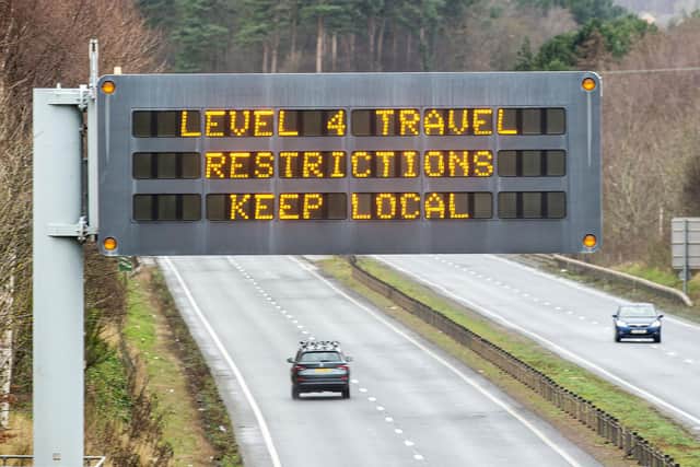 Travel restrictions will remain in place across mainland Scotland but non-essential travel will be permitted in your local council area.
