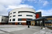 Some Forth Valley Royal Hospital staff have accidentally dialled a Larbert landline when trying to book coronavirus vaccine appointments. Picture: Michael Gillen.