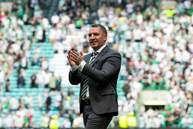 Celtic manager Brendan Rodgers and his team found an extra gear during the title race.