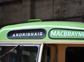 A MacBraynes' single decker is among Glasgow Vintage Vehicle Trust's collection of 130 historic buses, lorries and fire engines. Picture: John Devlin/JPIMedia