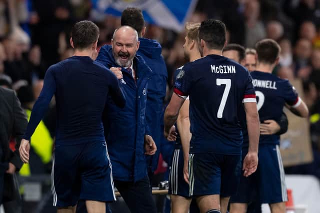 Scotland will find out their World Cup play-off opponents this afternoon. (Photo by Craig Foy / SNS Group)