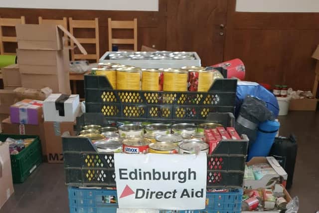 Edinburgh Direct Aid is supplying food and essential supplies to people in Ukraine.