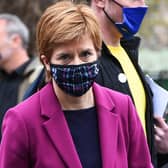 Scotland's First Minister and leader of the Scottish National Party (SNP), Nicola Sturgeon (Photo by ANDY BUCHANAN/POOL/AFP via Getty Images).