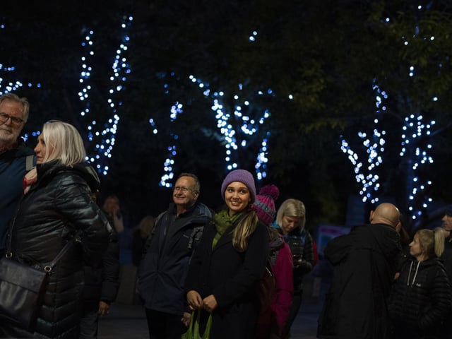 Members of the public in the queue at 04:04 at Waterloo in London, as they wait to view Queen Elizabeth II lying in state ahead of her funeral on Monday. Picture date: Friday September 16, 2022.