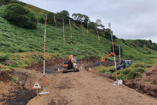 A slow and winding track was the first to link the island's communities.
(Photo: Martin Shields)