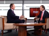 David Cameron set out the basis for a Scottish independence referendum on an episode of the BBC's Andrew Marr Show (Picture: Stefan Rousseau/PA)