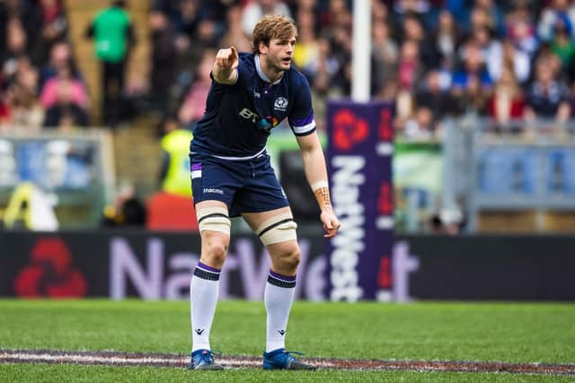 Richie Gray's last appearance for Scotland came against Italy in Rome in the 2018 Six Nations. Picture: Gary Hutchison/SNS