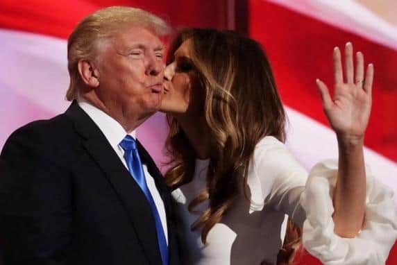 Donald and Melania Trump picture: Getty Images