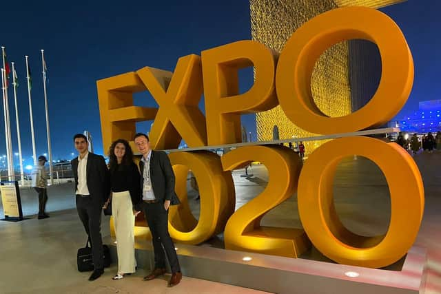 AstroAgency team at Expo 2020 Dubai.