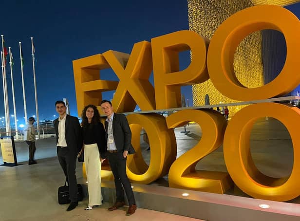 AstroAgency team at Expo 2020 Dubai.