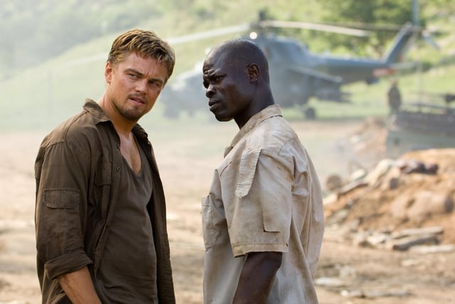 With a civil war raging through Sierra Leone, two men, a South African mercenary - played by DiCaprio and a Mende fisherman set off on a quest to recover a rare gem that has the power to transform their lives.