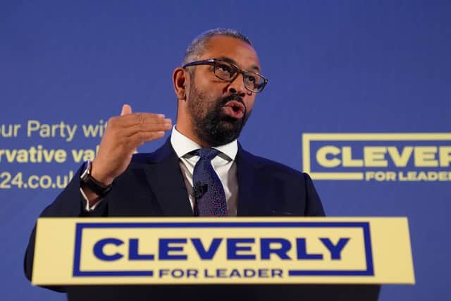 Polls suggest former home secretary James Cleverly is the most popular candidate with the wider public.