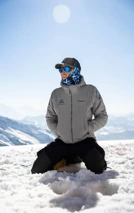 Edinburgh filmmaker Beetle Campbell is now in discussions about a documentary telling the story of the climb. Pic: Beetle Campbell