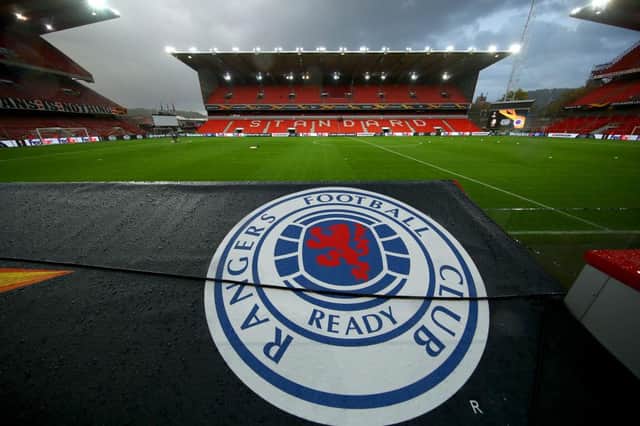 Standard Liege vs Rangers at Stade Maurice Dufrasne. (Photo by Dean Mouhtaropoulos/Getty Images)