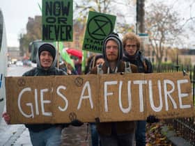 Extinction Rebellion climate activists (Photo: Extinction Rebellion Scotland).