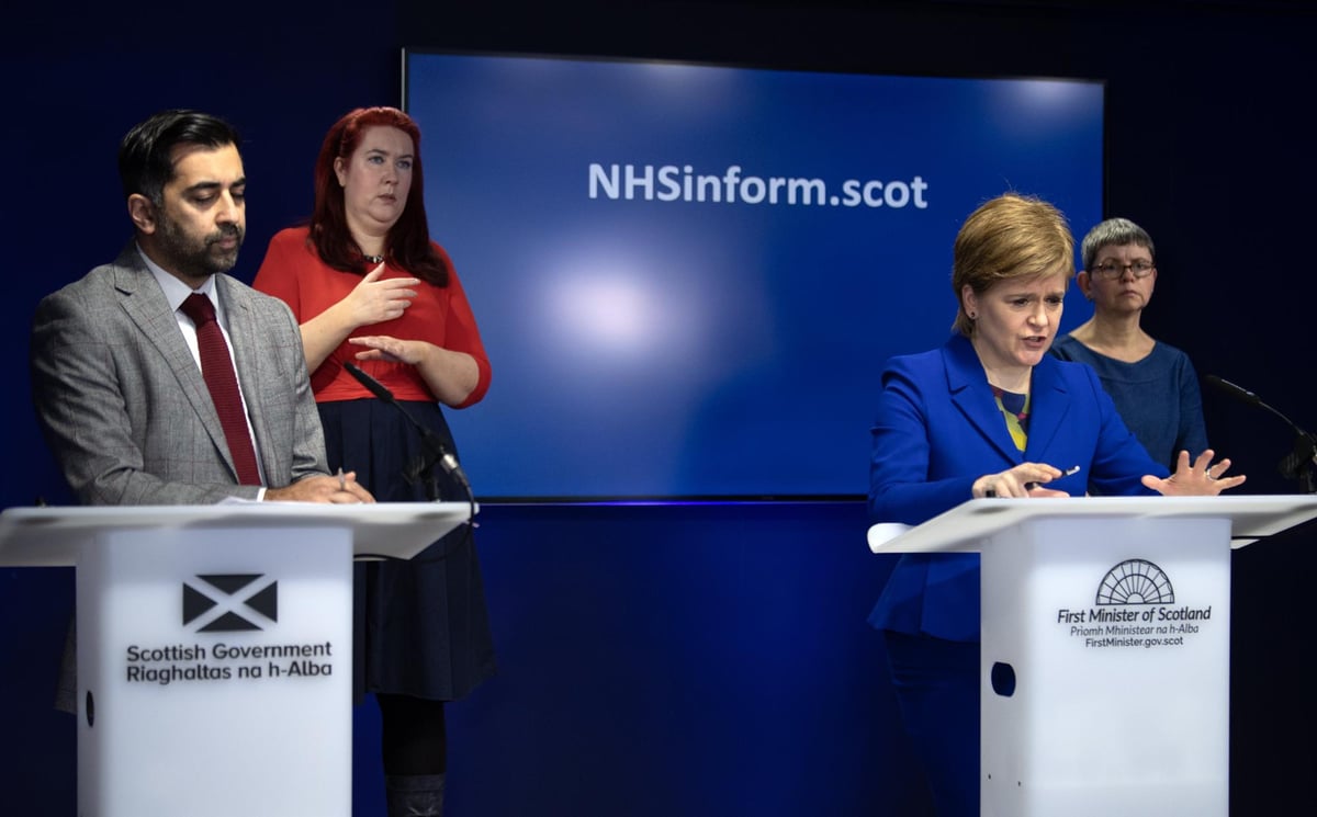 Nicola Sturgeon says bed occupancy rate increasing amid claims of 'slight easing' of pressures