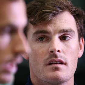 Jamie Murray, right, has defended the Covid-19 protocols at the National Tennis Centre after criticism from brother Andy, left, whose positive test forced him to miss the Australian Open. Picture: Andrew Milligan/PA Wire
