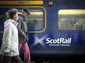 Commuters and travellers at Edinburgh's Waverley Station. Picture: Jane Barlow/PA Wire