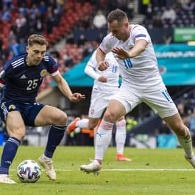 James Forrest's last match for Scotland was at Euro 2020 against Czech Republic.