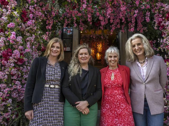 Left to right: Gillian Fleming of Mint Ventures, Nicola Kennedy of Heero Technologies, Kathy Kinder of The TriCapital Syndicate LLP, and Deborah Hudson of Shackleton Ventures.  Picture: Phil Wilkinson
