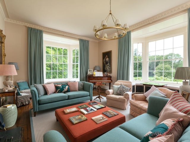 Dabton House's living room Pic: Alix McIntosh