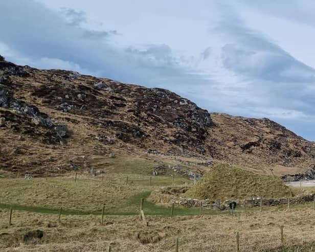 The Bosta Iron Age house on the Isle of Lewis was reconstructed after a storm shifted sands on the beach to reveal stone walls of a village which had been hidden under the dunes for millennia. PIC: Bernera Museum.