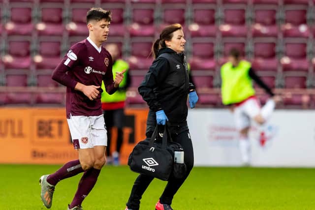 Karen Gibson spent time at Hearts as the physio. (Photo by Alan Rennie / SNS Group)