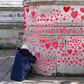 The national Covid memorial wall in Lambeth, London. As the UK Covid inquiry launches its battle to access mobile phone messages of Boris Johnston, a similar call is made for phone records of Scottish ministers to be made available for the inquiry north of the border.